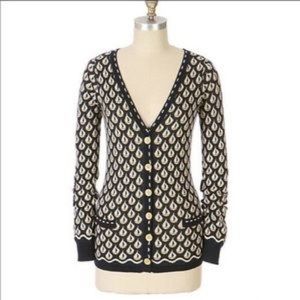Anthropologie sparrow sailboat cardigan